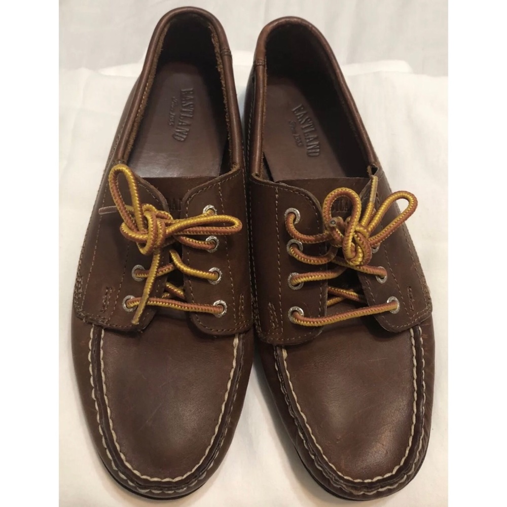 Eastland Tan/Brown Falmouth Camp Moc Boat Shoe